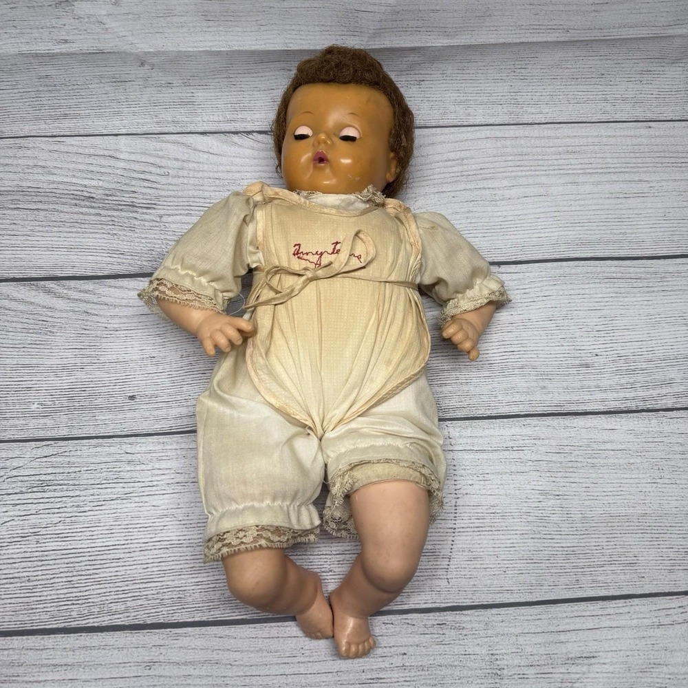 Vintage 1950s Tiny Tears 12" Baby Doll American Character Open & Close Eyes